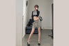 untitlab black trainer shoes AW21 AW1211403